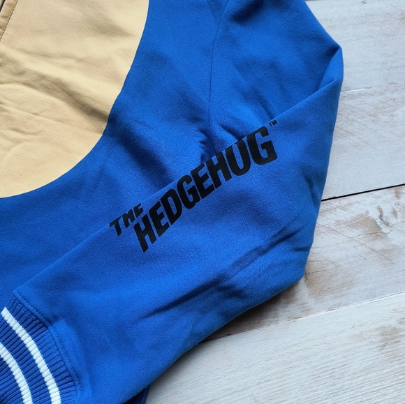 Sonic The Hedgehog Big Kids Zip Up Sweatshirt Jacket Costume With Mask Hood XL - Picture 3 of 9